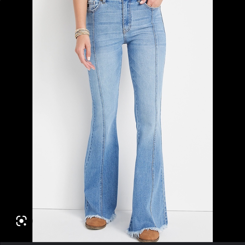 Kancan flare high rise. Never worn w tags